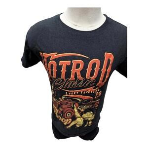 Lucky 13 Hotrod Classic Black Graphic T-Shirt (M)